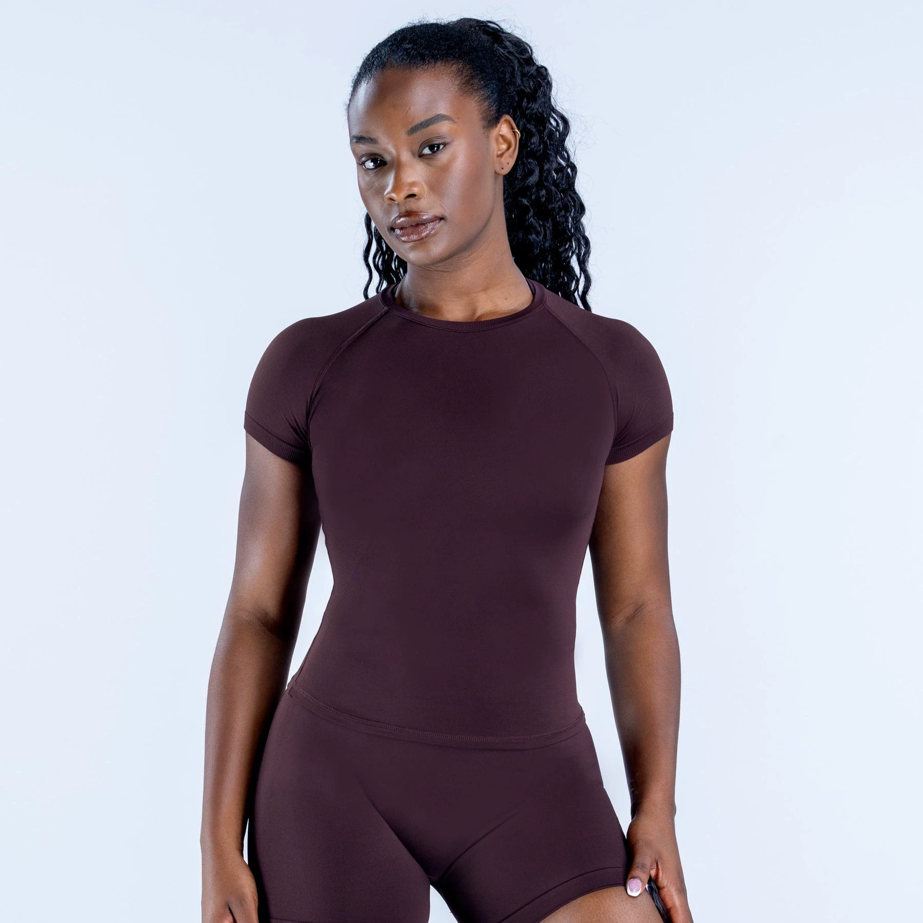 seamless short-sleeve fitness T-shirt 10